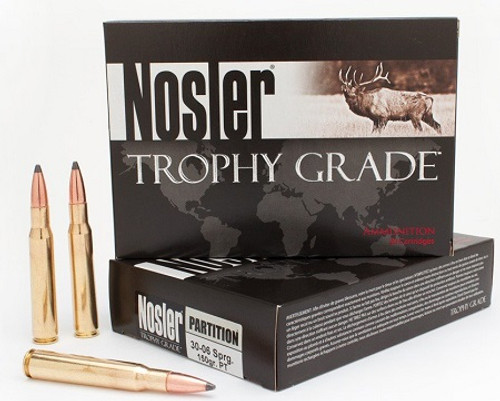 Nosler 30-06 Springfield Ammunition 150 Grain Partition Soft Point 20 Rounds