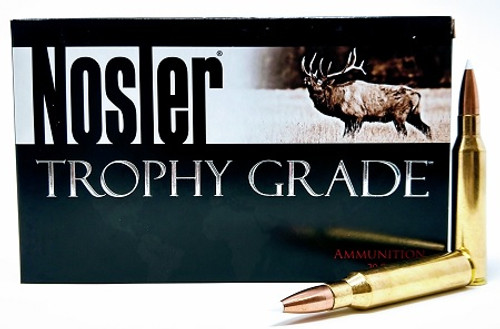 Nosler 338 Lapua Ammunition 60085 Trophy Grade 225 Grain AccuBond Ballistic Tip 20 Rounds