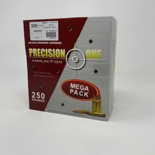 Precision One 300 AAC Blackout *Reman* Ammunition PONE227 208 Grain A-Max 250 Rounds