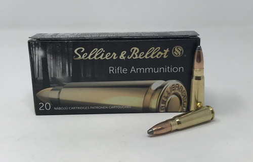 Sellier & Bellot 7.62x39mm Ammunition SB76239B 124 Grain Soft Point 20 Rounds