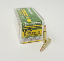 Remington 17 HMR Ammunition Magnum Rimfire R17HM1 17 Grain Jacketed ...