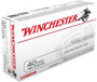 Winchester 40 S&W USA40JHP 180 Grain Jacketed Hollow Point 50 rounds