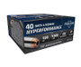 Fiocchi 40 S&W Extrema Ammunition FI40XTPB25 180 Grain XTP Jacketed Hollow Point 25 Rounds