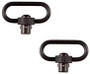 Allen Push Button Swivel Set AL14516 1.25 Inch Mounting Loop Black