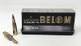 Belom 7.62x39 Ammunition BEL76239FMJ 123 Grain Full Metal Jacket 20 Rounds