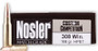 Nosler 308 Win Ammunition 60054 168 Grain Custom Competition Hollow Point 20 Rounds
