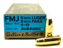 Sellier & Bellot 9mm Ammunition SB9SUBB 150 Grain Full Metal Jacket Subsonic 50 Rounds