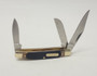 Old Timer Middleman Triple Blade Folding Pocket Knife OLT34OT Sawcut/Stainless Steel