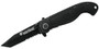 Smith & Wesson Tactical Flipper Folding Knife CKTACBS 3.5" Tanto Combo Blade Black