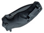 Smith & Wesson Black Ops Recurve Spring Assisted Flipper Knife SW1147098 3.5" Serrated Recurve Blade Black
