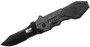 Smith & Wesson M&P MAGIC Assisted Opening Folding Knife SWMP4LS 3.6" Serrated Drop Point Blade Black