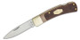 Old Timer Bruin Knife 5OT 2.8" Stainless Steel Drop Point Blade 3.7" Saw Cut Handle Lockback Folder