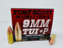 Fort Scott Munitions 9mm +P Ammunition FSM9MMP080SCV 80 Grain Solid Copper Spun TUI 20 Rounds