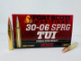 Fort Scott Munitions 30-06 Springfield Ammunition FSM3006168SCV 168 Grain Solid Copper Spun TUI 20 Rounds