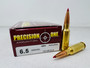 Precision One 6.5 Grendel Ammunition PONE1611 123 Grain ELD Match 20 Rounds