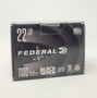 Federal 22 LR Ammunition Black Pack F36BF1100 36 Grain Lead Hollow Point 1100 Rounds