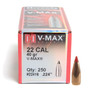 Hornady 22 Cal (.224 Dia) Reloading Bullets H22416 40 Grain V-Max 250 Pieces