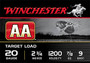 Winchester 20 Gauge Ammunition AA AA209BOX 2-3/4" #9 Shot 7/8oz 1200fps 25 Rounds