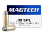 Magtech 38 Special Ammunition MT38J 158 Grain Lead Soft Point 50 Rounds