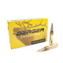 Berger 338 Lapua Magnum Ammunition BER81050 300 Grain Elite Hunter Hollow Point 20 Rounds