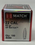 Hornady 22 Cal (.224 Dia) Reloading Bullets H2250 53 Grain Hollow Point Match 100 Pieces