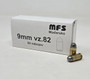 MFS 9x18mm Makarov (Not Luger) Ammunition  MFS918MAK 71 Grain Sintered Frangible 50 Rounds