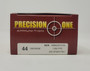 Precision One 44 Mag Ammunition PONE125 200 Grain Full Metal Jacket 50 Rounds