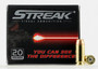 Ammo Inc. 40 S&W Ammunition STREAK 40180JHP-STRK 180 Grain Jacketed Hollow Point 20 Rounds