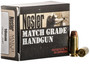 Nosler 10mm Ammunition 51400 Match Grade 180 Grain Hollow Point 20 Rounds
