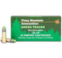 Piney Mountain 22LR Ammunition PMA22LRGREEN TRACER Green 50 Rounds