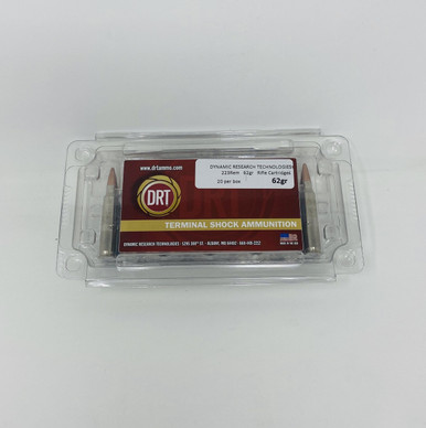 DRT 223 Rem DRT22362 62 Grain Terminal Shock Hollow Point 20 Rounds-img-1