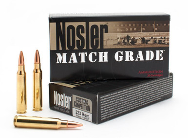 Nosler 223 Rem Match Grade 60023 69 Grain Custom Competition 20 Rounds-img-1