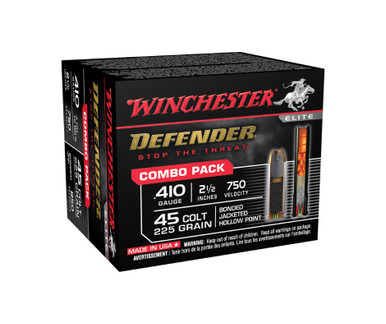 Winchester PDX1 Defender Shells .410 Gauge 2-1/2, Box of 10