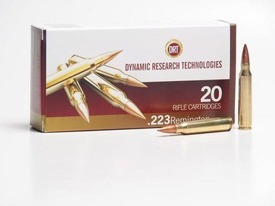 DRT 223 Rem Ammunition Terminal Shock 55 Grain Jacketed Hollow Point 20 rou-img-1