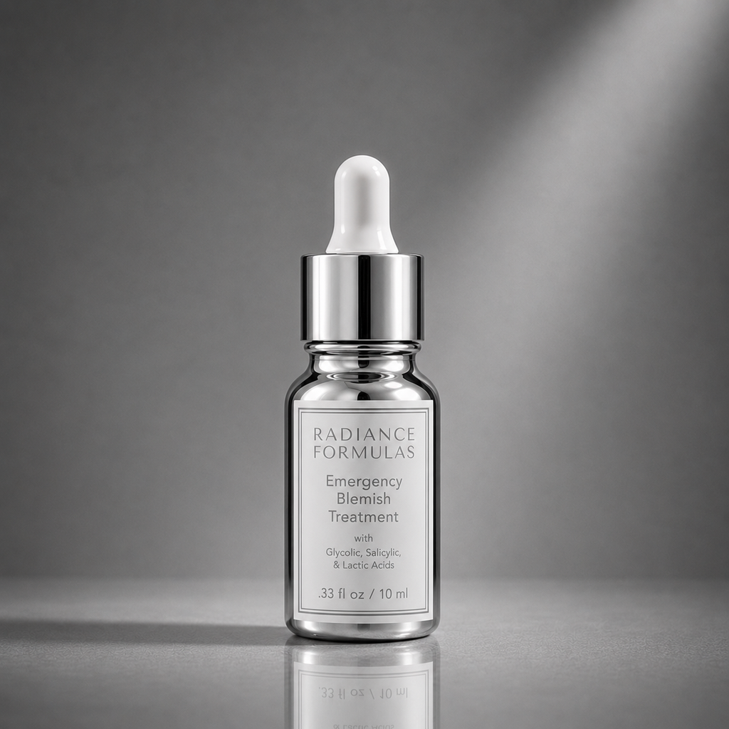 EMERGENCY BLEMISH TREATMENT for acne, clogged pores,  pimples, and blemishes