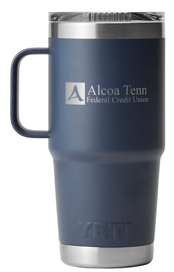 Alcoa Tenn FCU Yeti 20oz Mugs - Navy