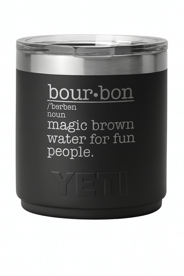 Bourbon Definition Yeti Lowball - Black