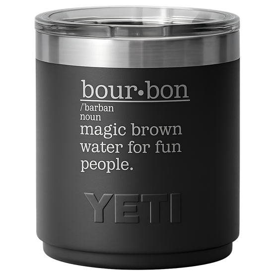 Bourbon Definition Yeti Lowball - Black