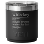 Whiskey Definition Yeti Lowball - Black