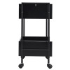 TL-818 Trolley Table With 2 Locking Drawers