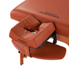 Master Massage - 31" SANTANA Portable Massage Table Package with MEMORY FOAM Layer, Shiatsu Cables, & Reiki Panels! (Mountain Red Color)