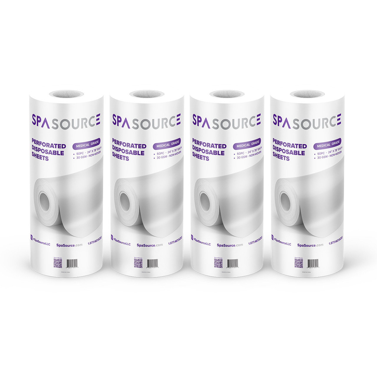 Naturablend Disposable Bed Cover Roll - Z01101 (4 Rolls)
