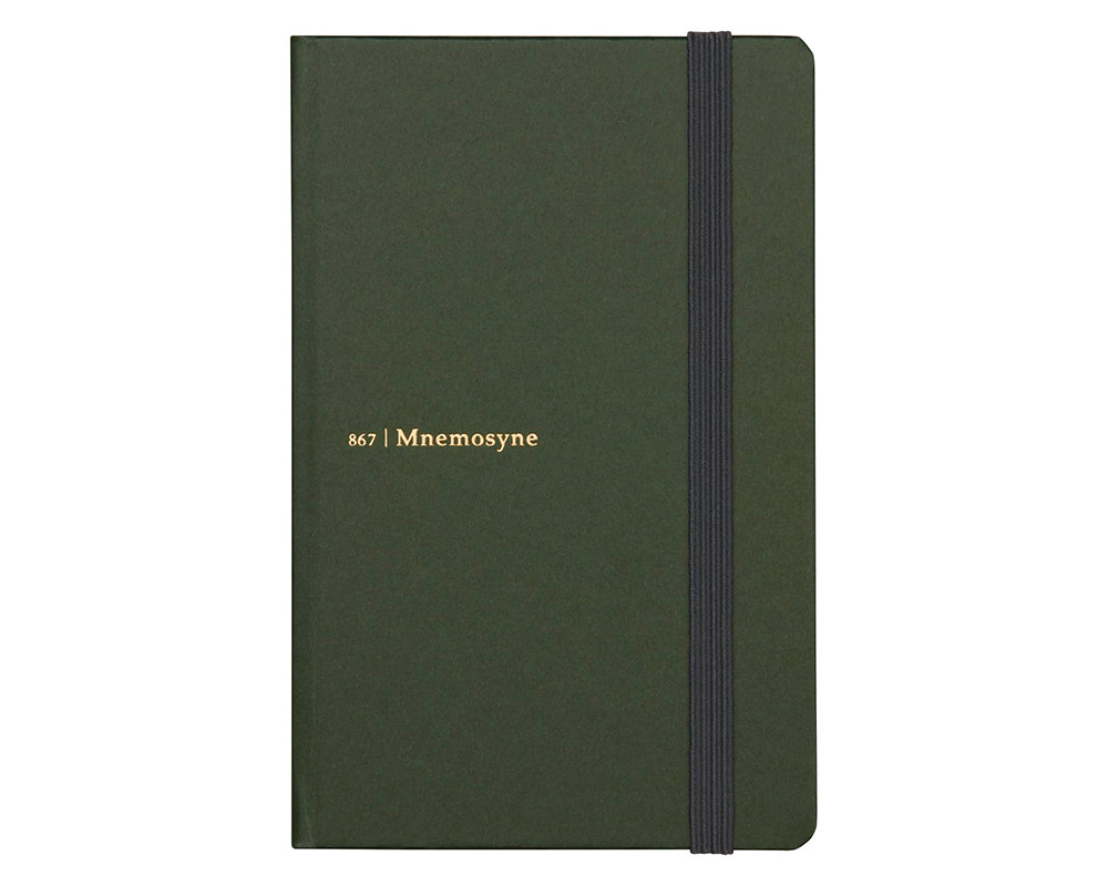 モニッケンダムノート Maruman Mnemosyne N867 Journal - A6, Lined - Deep Green - Cardinal