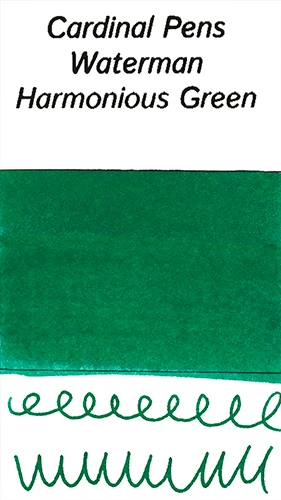 Waterman Harmonious Green Ink Sample (4ml Vial) - Cardinal Pens & Paper