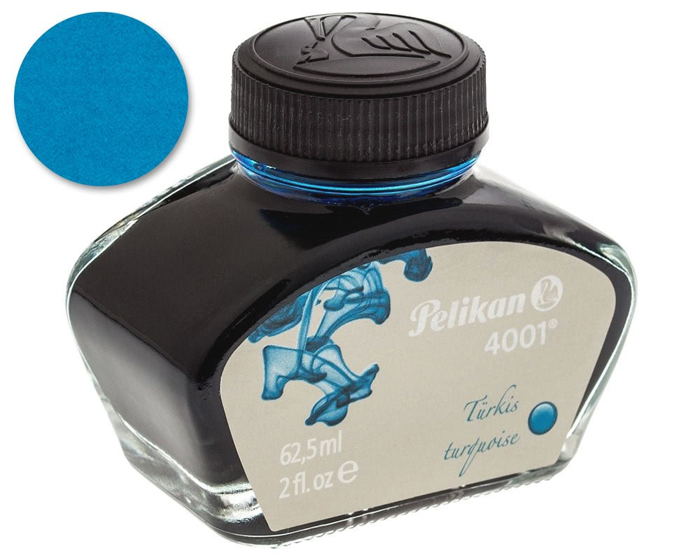 Pelikan Tinte 4001® Königsblau im historischen Glasflakon 62,5 ml Pelikan Tinte 4001® Königsblau im historischen Glasflakon 62,5 ml