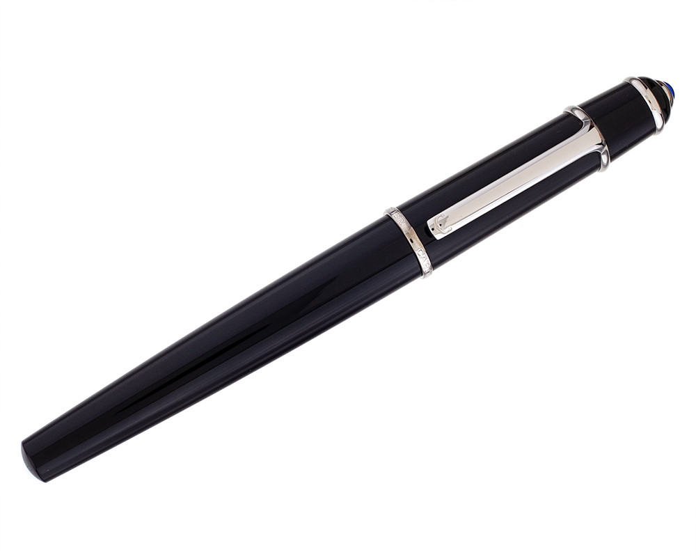 Cartier Diabolo Rollerball Pen - Black with Silver Trim (2025-1213