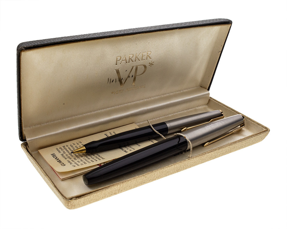 Parker VP Fountain Pen and Mechanical Pencil Set - Black (2026