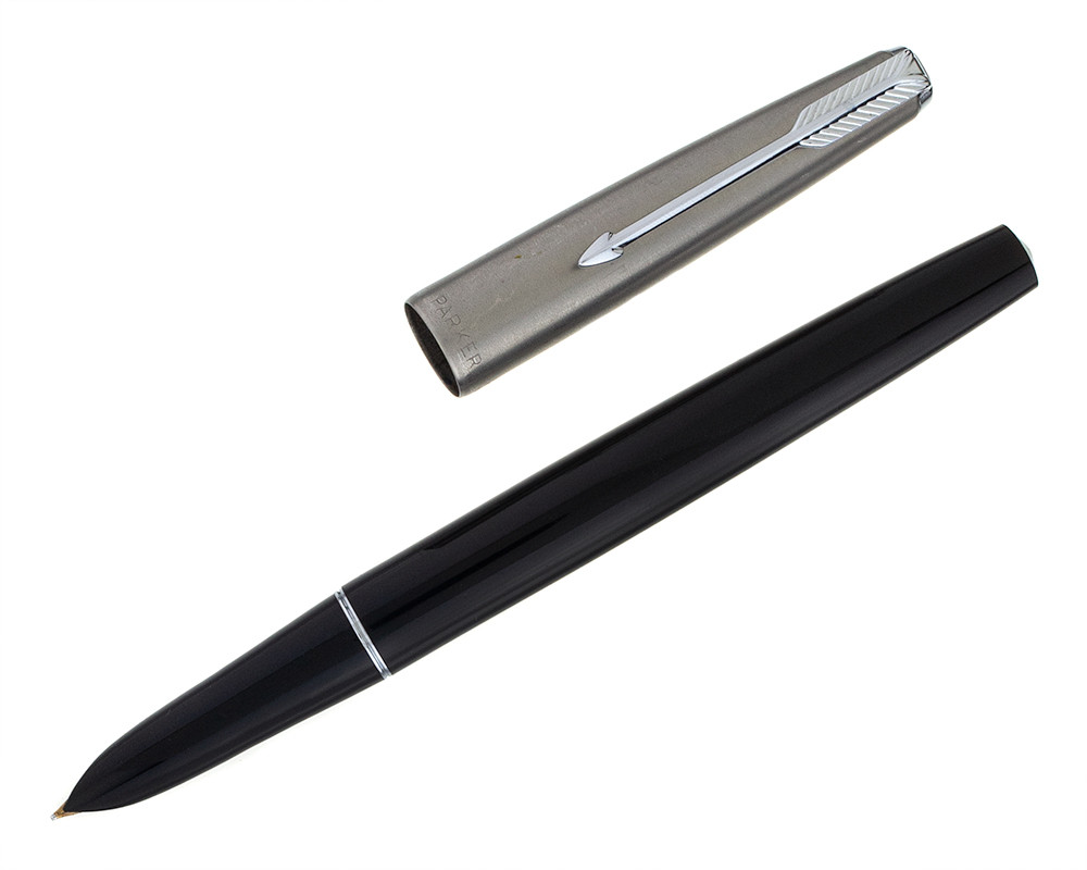 Parker 51 Mark II Aerometric Fountain Pen - Black, 14kt Medium Nib