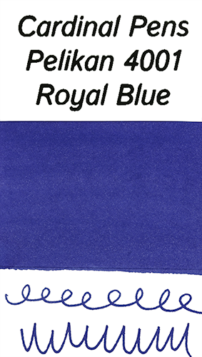 Royal Register Ink Pelikan 4001 Royal Blue Ink Sample (4ml Vial) - Cardinal Pens & Paper