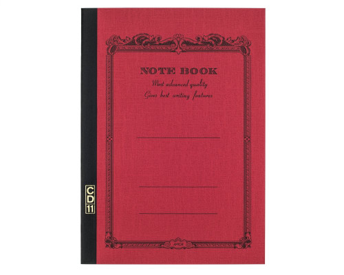 APICA CD11 Notebook - A5, Lined - Red